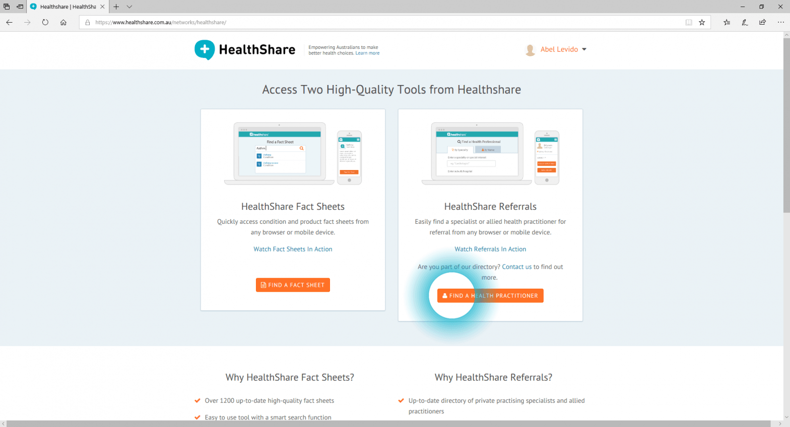 How to Guide: Referrals by HealthShare on HealthShare.com.au